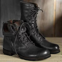 Andromeda | Women's Lace Up Mid Calf Boots