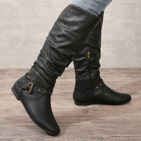 Anneliese | Women's Side Zipper Knee High Boots