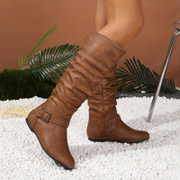 Anneliese | Women's Side Zipper Knee High Boots