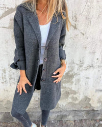 Arabella | Women's Button Up Long Cardigan Coat