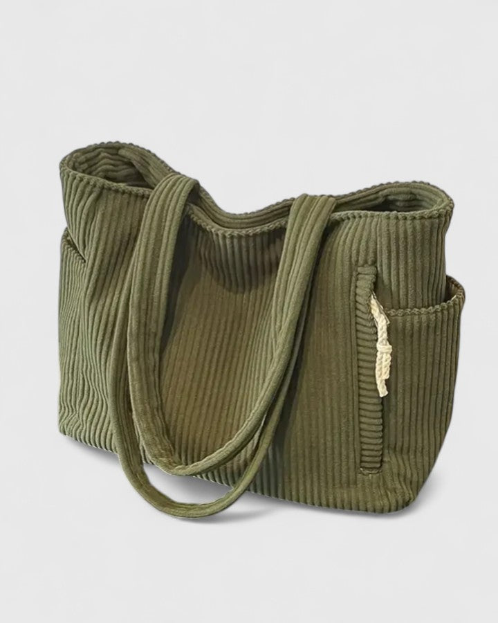 Arabella | Women's Ribbed Texture Tote Bag