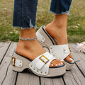 Ariadne | Women's Platform Buckle Sandals