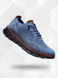 Gareth – Ultracomfort Breathable Shoes in Blue & Black