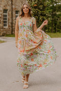 Sweet Moments Floral Tiered Maxi Dress