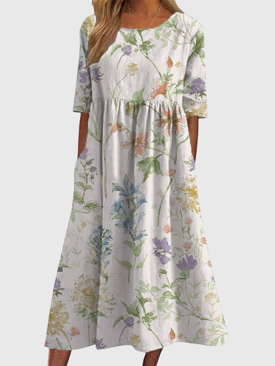 Djala | Flattering Dress White