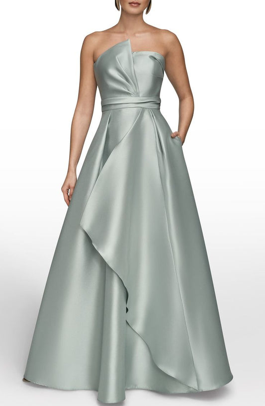 Strapless Satin Gown (Women)