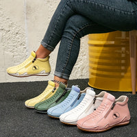 Juniper – All-Weather Comfort Shoes with Zip Closure