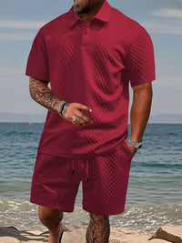 Magnus - Structured Lightweight Summer Polo and Short Set