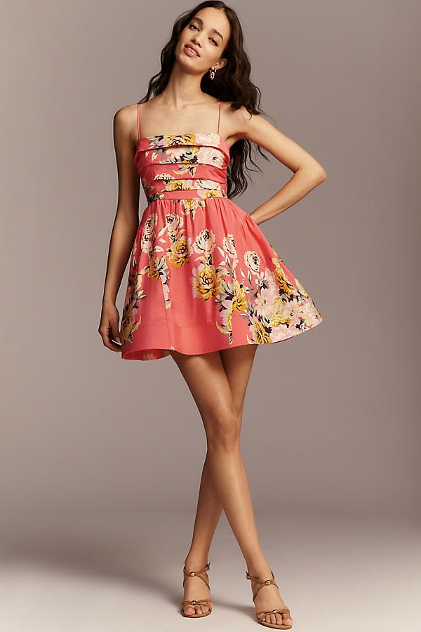 Sleeveless Fit & Flare Mini Dress