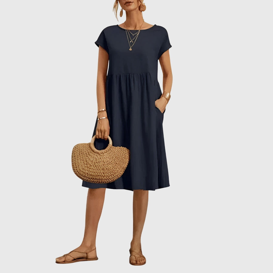 Mirabel | Elegant Spring Dress Blue