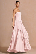 Kerensa Powder Pink Maxi Dress