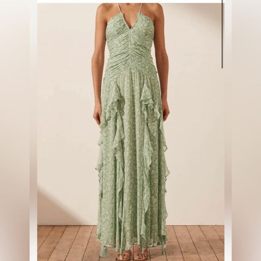 Shona Joy Dress Shona Joy Dress Color: Green White Size: 2