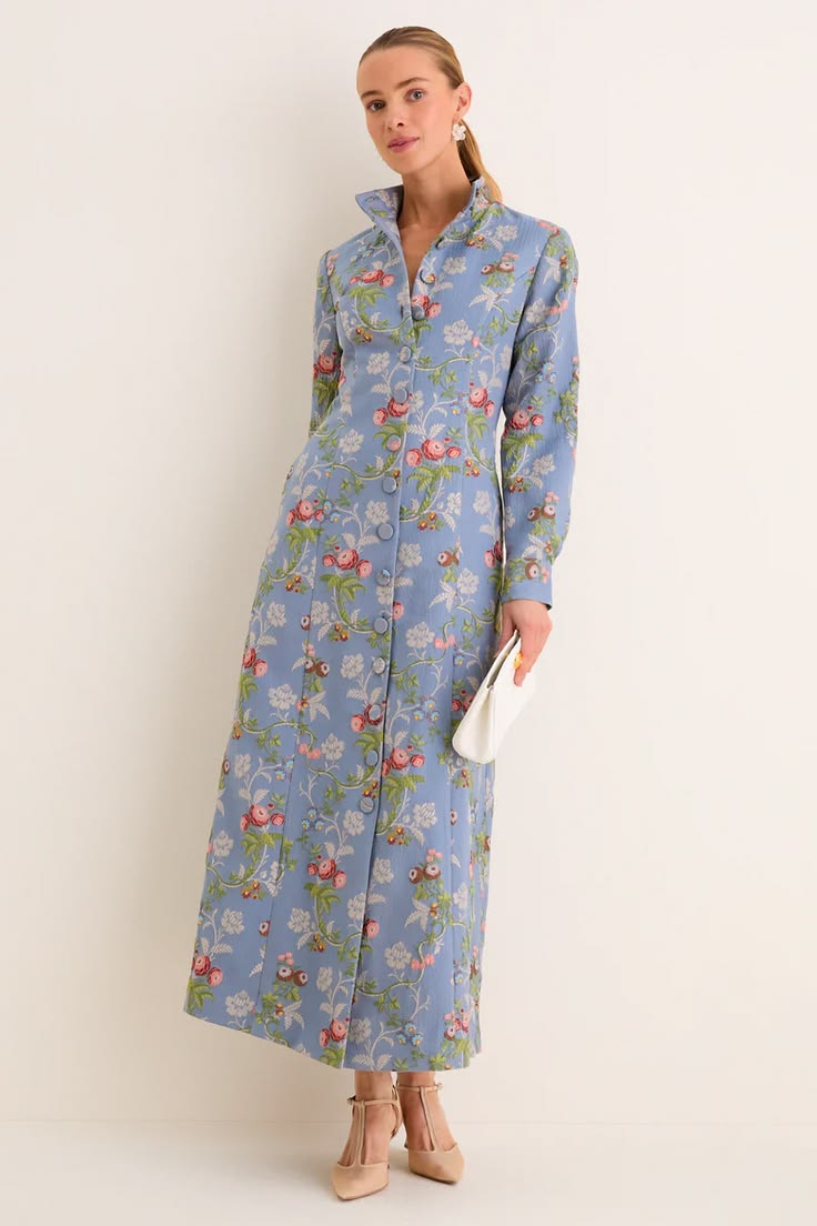 Trellis Bloom Jacquard Cambridge Coat Dress Tuckernuck