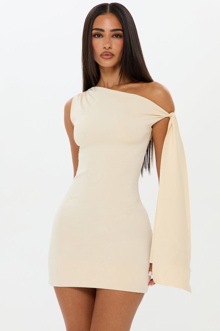 Sculpt Beige Suede Mini Dress Suede Mini Dress Murci