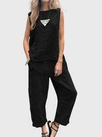 Sabrina | Elegant Two-Piece Set Black