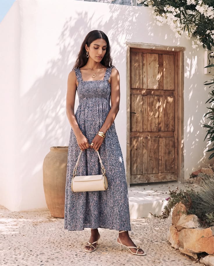 Printed Serene Maxi Dress
