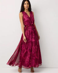 V Neck Maxi Dress