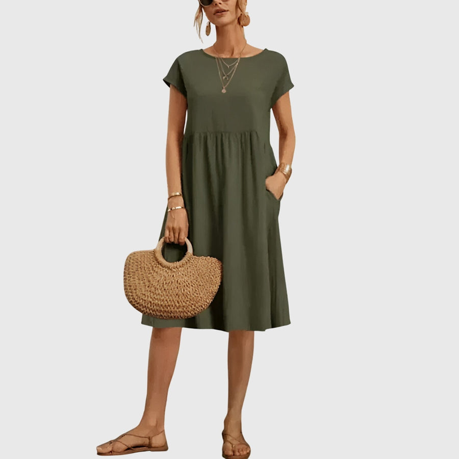 Mirabel | Elegant Spring Dress Green