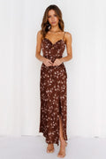 Gimme Whiplash Midi Dress XL Brown