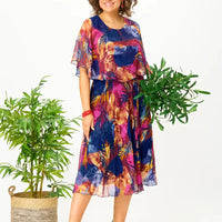 Riva - Breezy Plus-Size Chiffon Dress