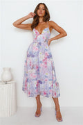 Express Your Feelings Midi Dress XL Purple