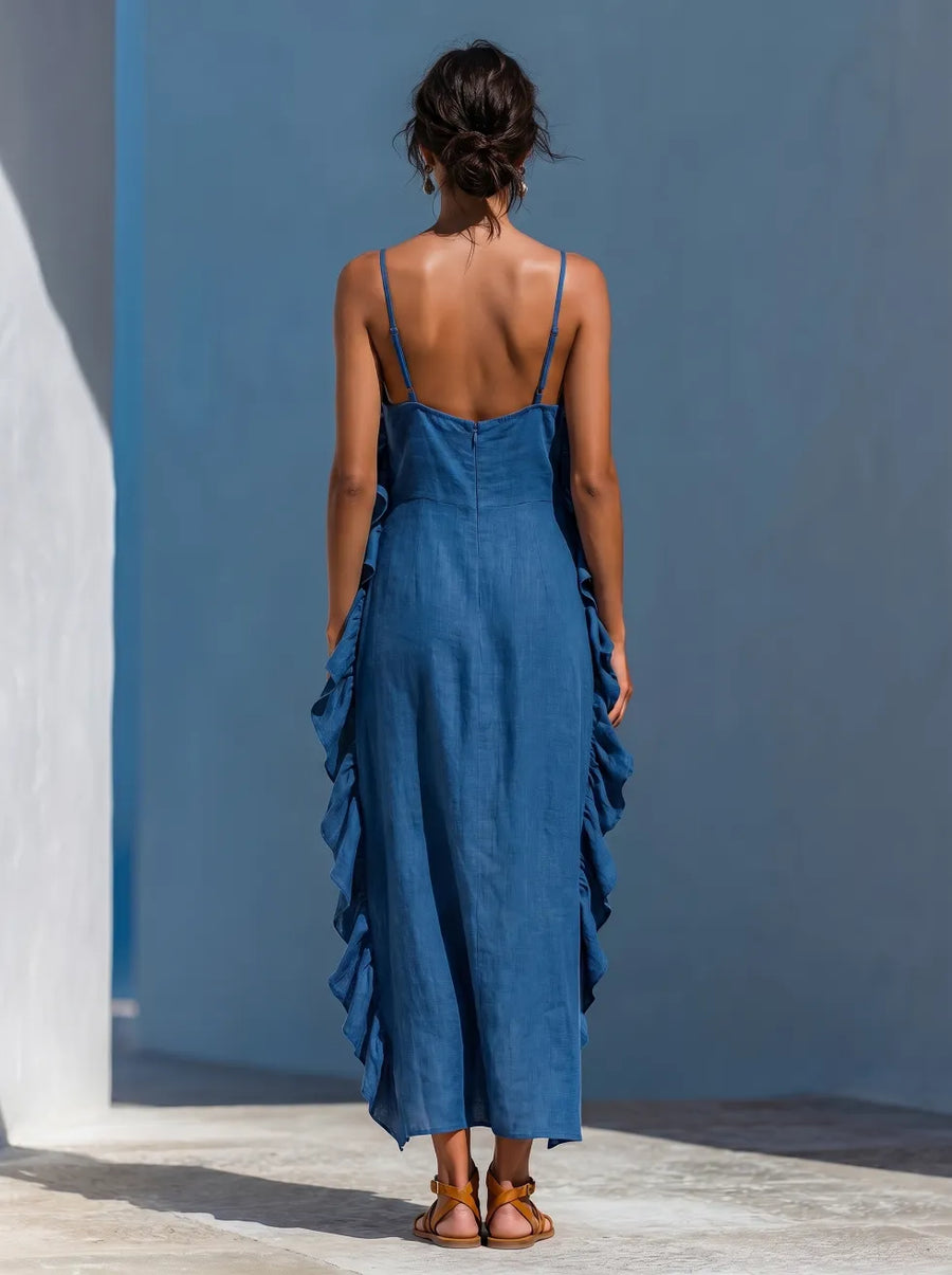 Madison - Flowing Ruffle Maxi Dress