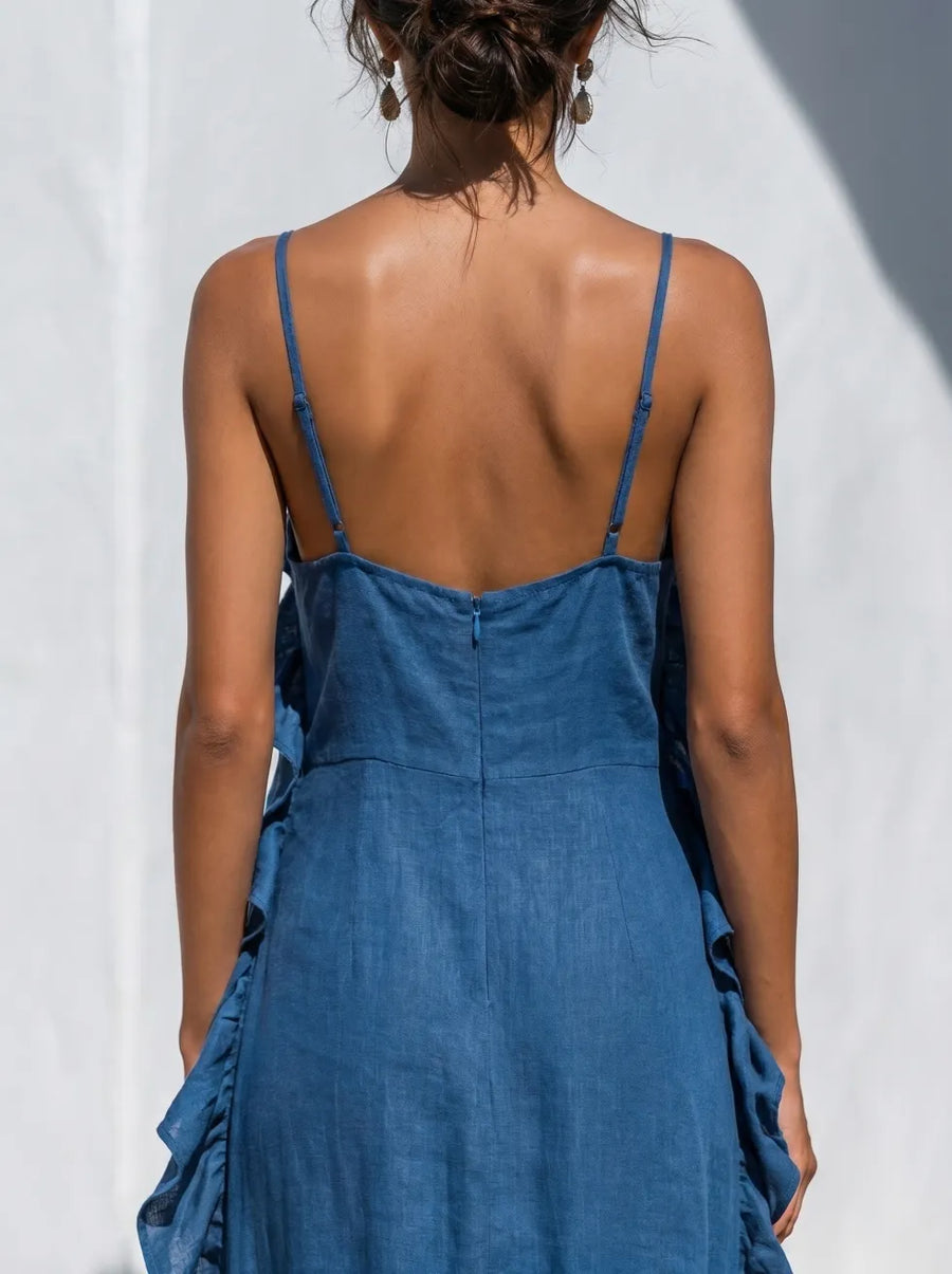 Madison - Flowing Ruffle Maxi Dress