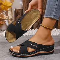 Katy - Orthopaedic Wedge Sandals