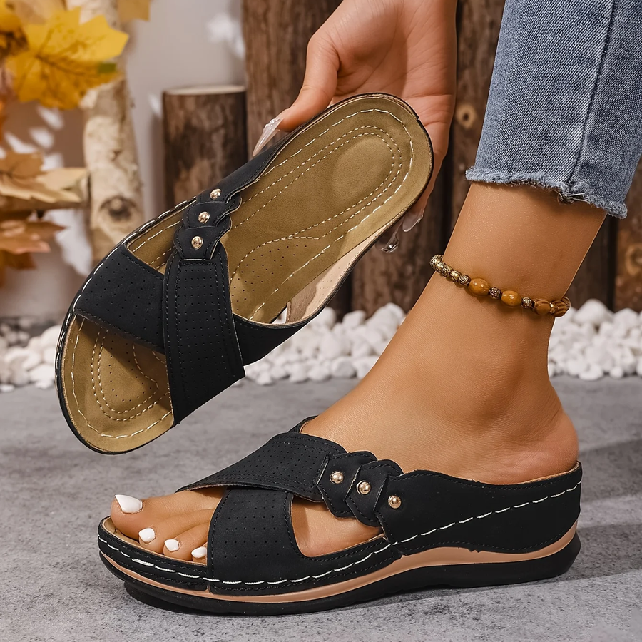 Katy - Orthopaedic Wedge Sandals