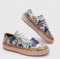 Olisette | Orthopedic Shoes Blue Flora