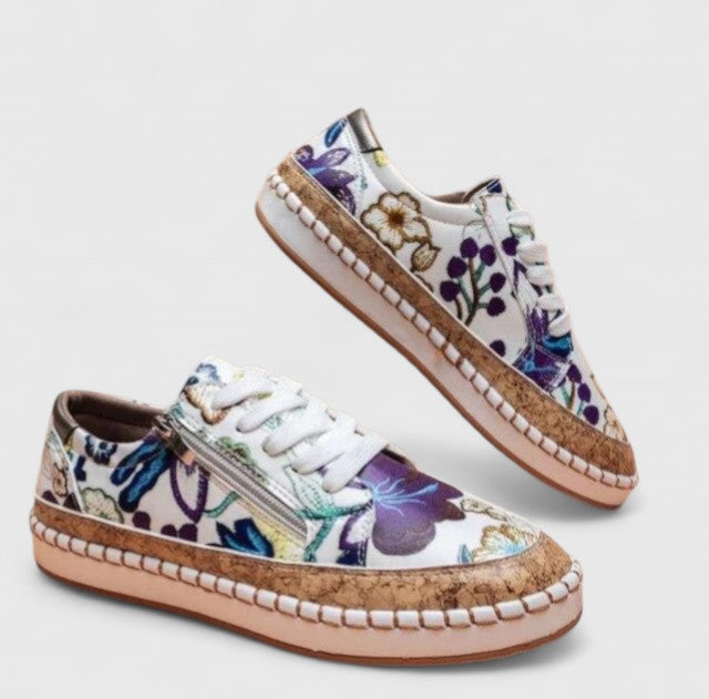 Olisette | Orthopedic Shoes Blue Flora