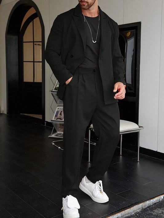 Bastian | Men's Double Breasted Blazer Pants Set