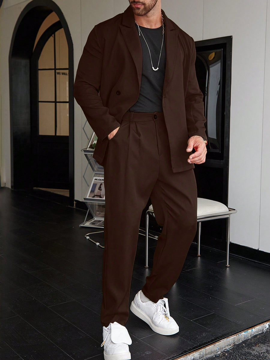 Bastian | Men's Double Breasted Blazer Pants Set