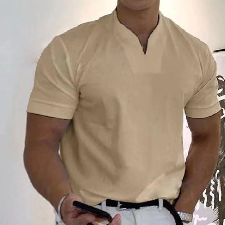 Bastov | Men's V-Neck Slim Fit Short Sleeve T-Shirt