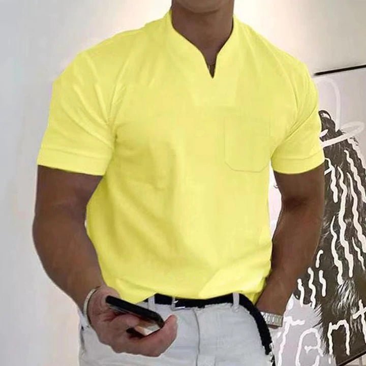 Bastov | Men's V-Neck Slim Fit Short Sleeve T-Shirt