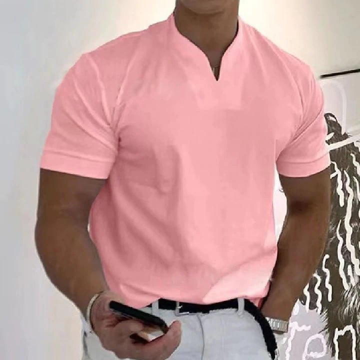 Bastov | Men's V-Neck Slim Fit Short Sleeve T-Shirt