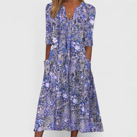 Queenie | Elegant Summer Dress Blue