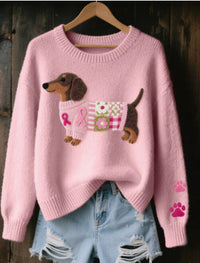 Halen Graphic Round-Neck Sweater