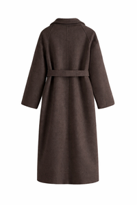 Hayley - Elegant Belted Long Coat