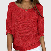 Sofia - Elegant Sweater Red