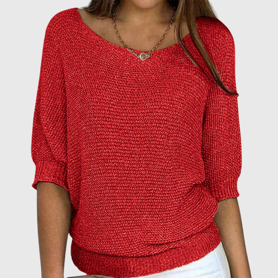 Sofia - Elegant Sweater Red
