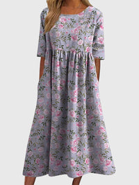 Djala | Flattering Dress Dusty Lilac