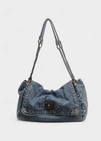 Briseida Denim Chain Bag