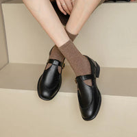 Beatrice | Women's T-Strap Mary Jane Low Heel Shoes