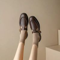 Beatrice | Women's T-Strap Mary Jane Low Heel Shoes