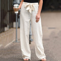 Beatrice | Women's Wide Leg Drawstring High Waist Pants