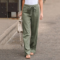 Beatrice | Women's Wide Leg Drawstring High Waist Pants