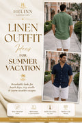 Linen Outfit Ideas For Summer Vacation Dress