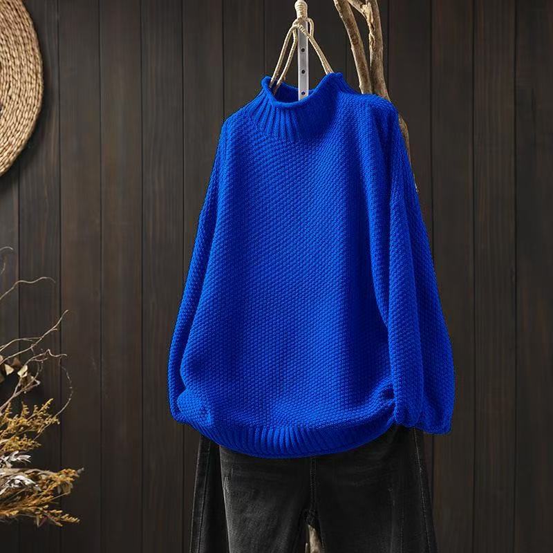 Bellaria | Women's Turtleneck Long Sleeve Sweater
