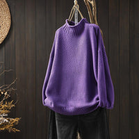 Bellaria | Women's Turtleneck Long Sleeve Sweater